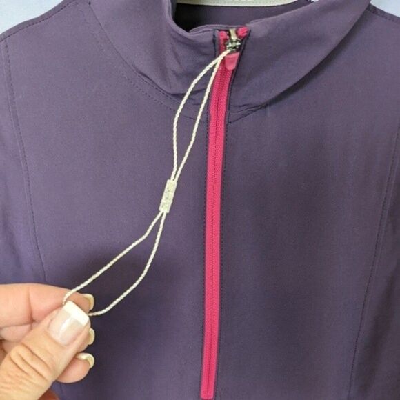 Nike Golf Tour Performance nikebetterworld.com purple half zip -L - Picture 7 of 9
